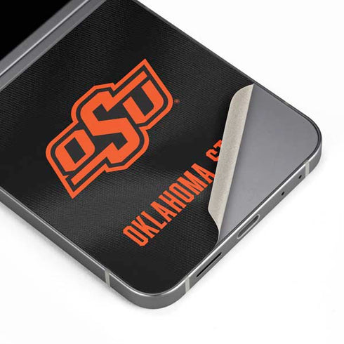 Oklahoma State University Black Jersey Galaxy Z Flip6 Skin
